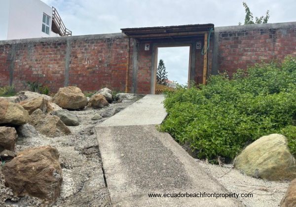 Ramp to beach