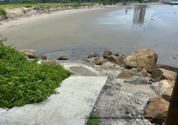 Ramp to beach