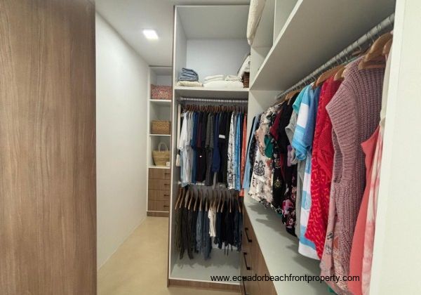 Large walk-in closet 