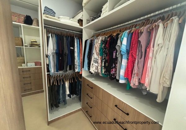 Large walk-in closet 