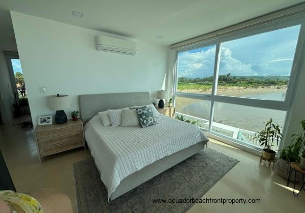 Master suite with tremendous views