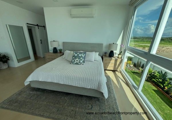 Master suite with tremendous views