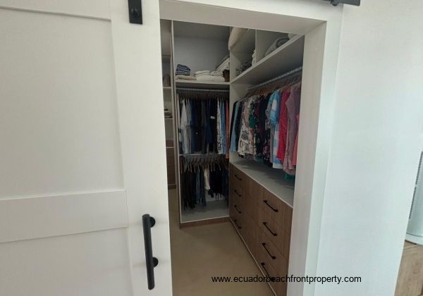 Large walk-in closet 