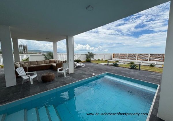 Relax in the private pool