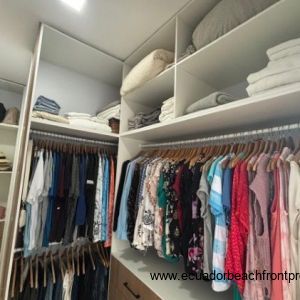 Large walk-in closet in master suite