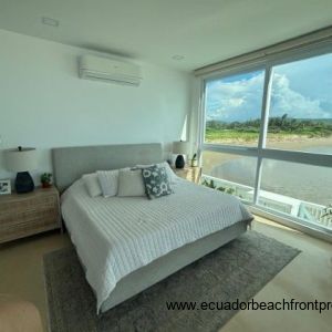 Master suite with tremendous views