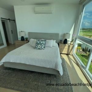 Master suite with tremendous views