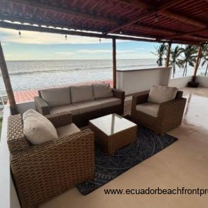 3rd level covered terrace with stunning views