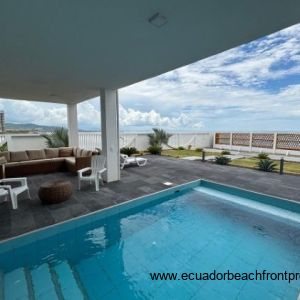 Relax in the private pool