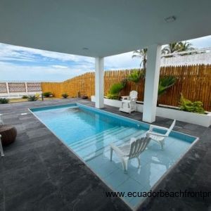 Dipping pool just steps from the beach