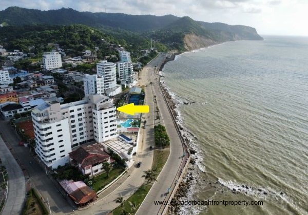 Location of penthouse condo