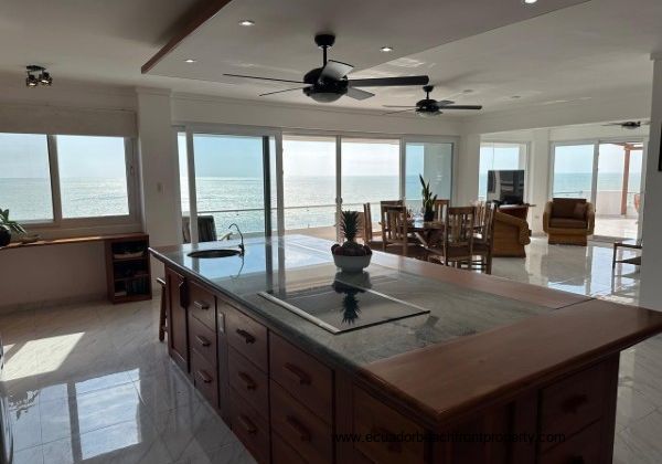Ocean view kitchen