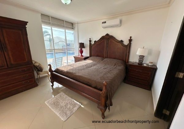 Master bedroom with patio access