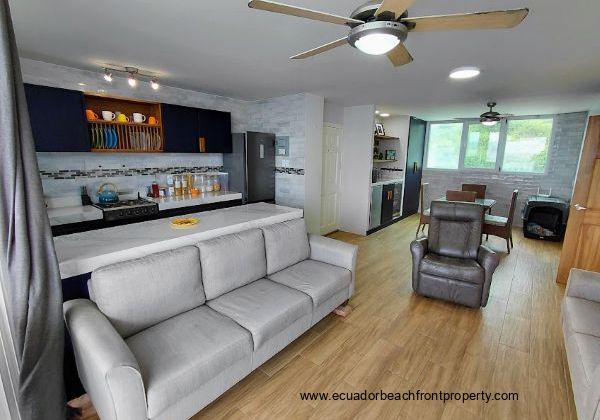 Spacious, open living area