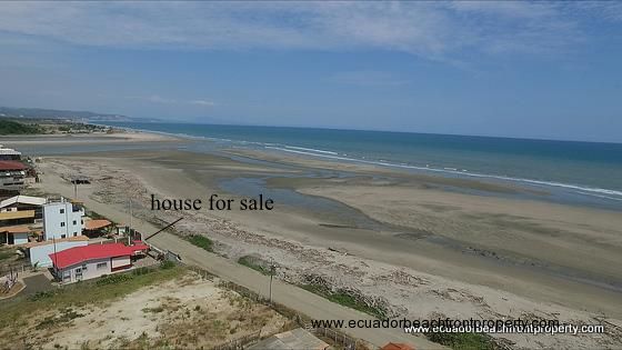 Beachfront house for sale in Ecuador