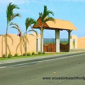 Entrance to Las Palmas community from Ruta del Sol highway